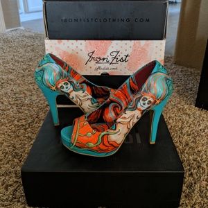 Iron Fist Salior Sinker Peep Toe Platform